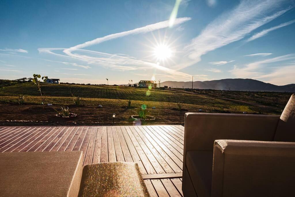 Cabana El Alamo Con Jacuzzi Villa Valle de Guadalupe Exterior foto